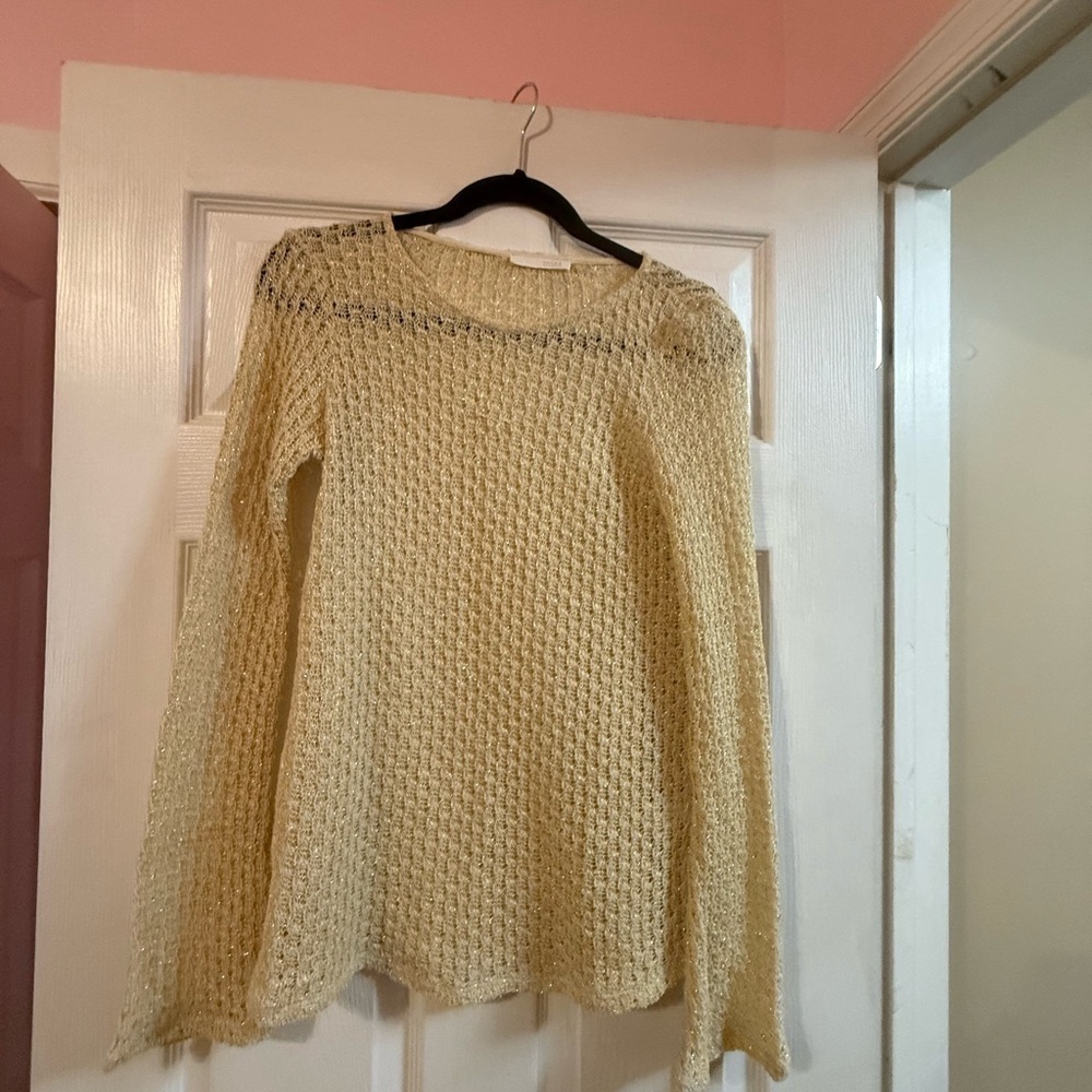Zara Women's Beige Knit Sweater